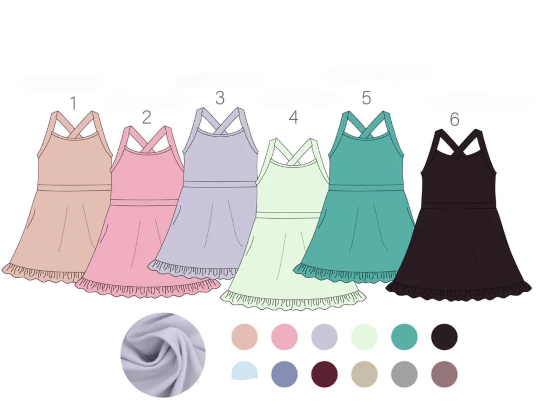 New Colors Added! Ruffle Me Open gown to preorder