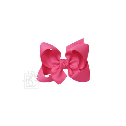 SIGNATURE 4.5” GROSGRAIN BOW ON CLIP {RTS}