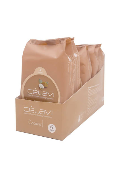 Celavi Makeup Cleansing Towelette Coconut - {RTS}