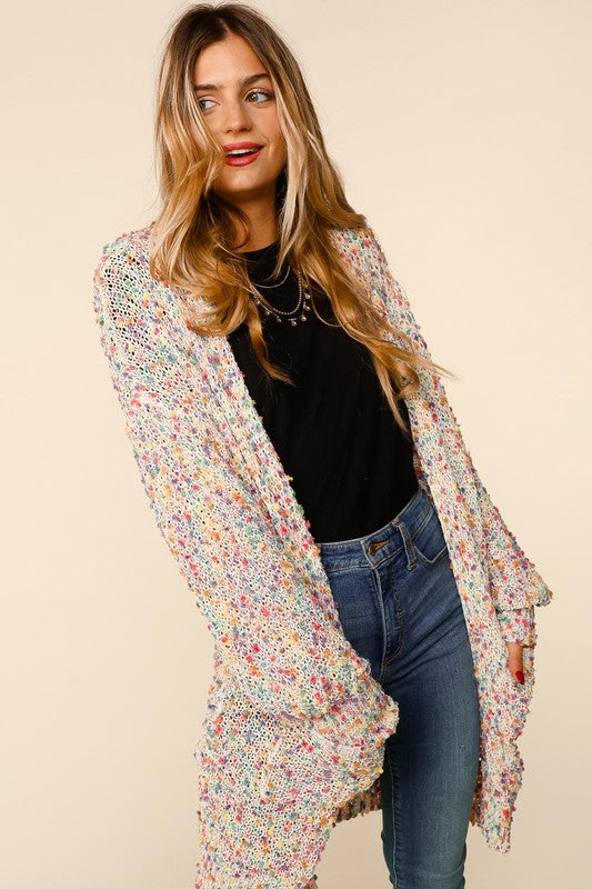 Confetti Popcorn Cardigan