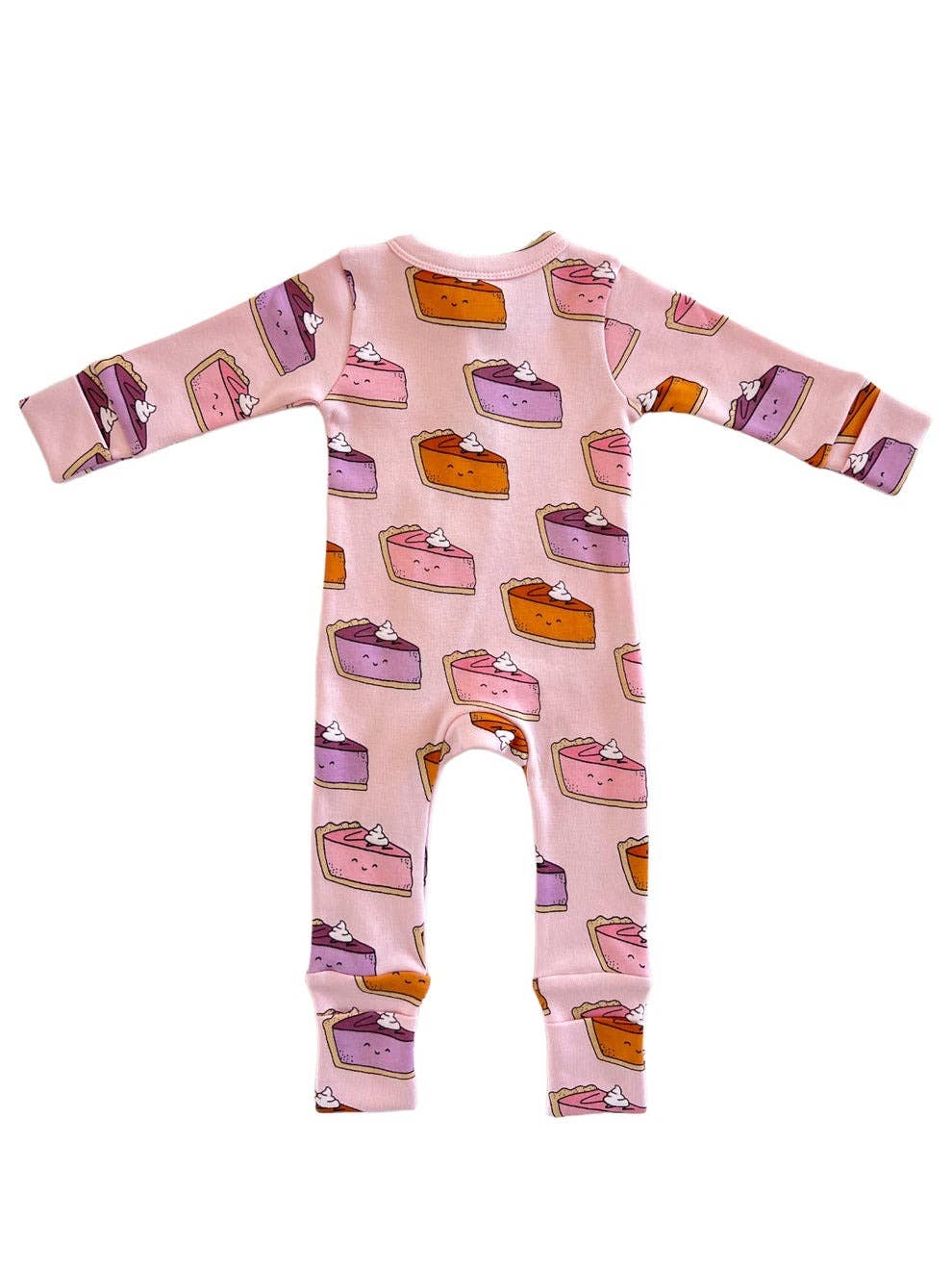 Pumpkin Pie / Organic 2-Way Zip Romper {RTS}