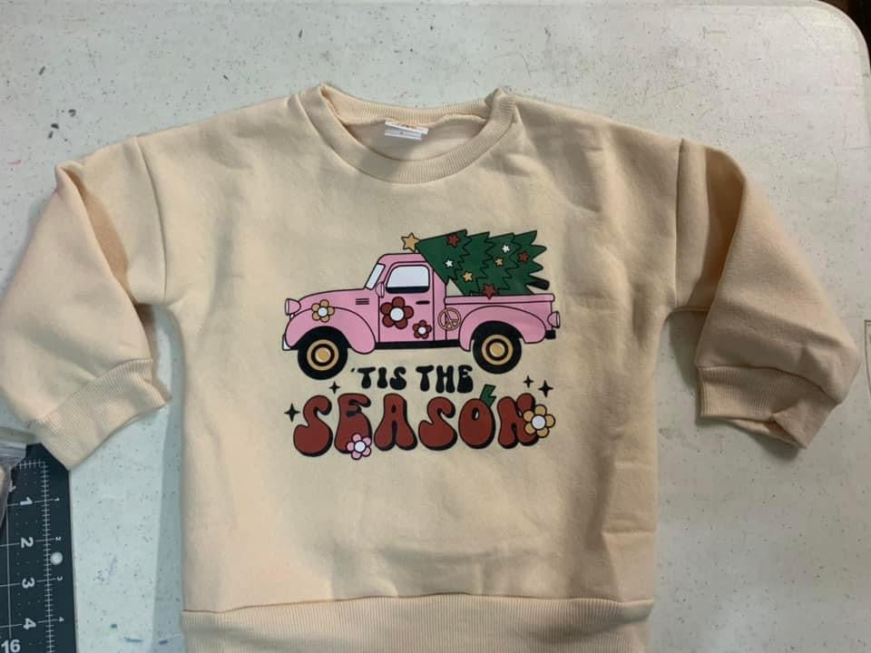 Tis the Season Kids Pullover {RTS}