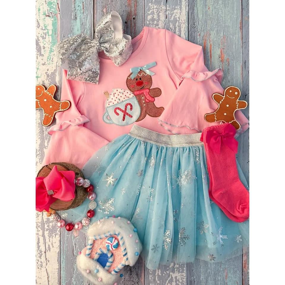 Gingerbread Skirt Set {RTS}