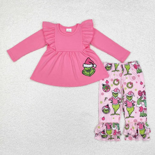 Pink Ruffle Grinch Set {RTS}