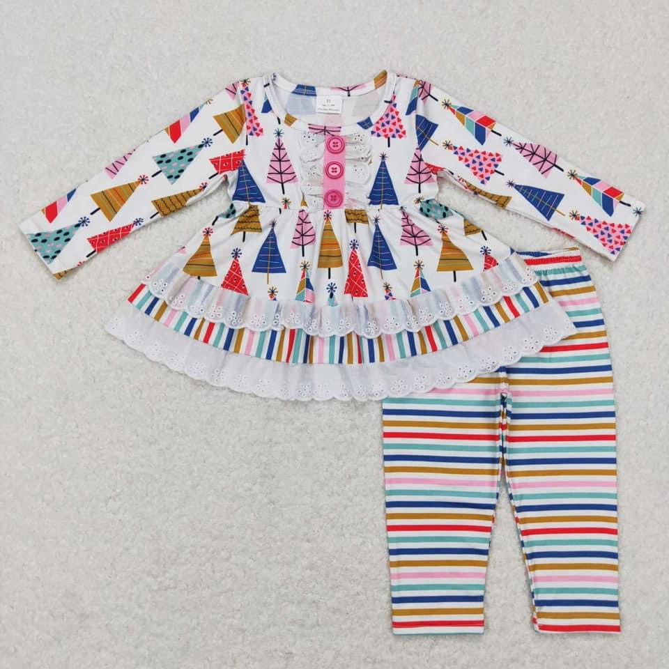 Girls Striped Tree Set {RTS}