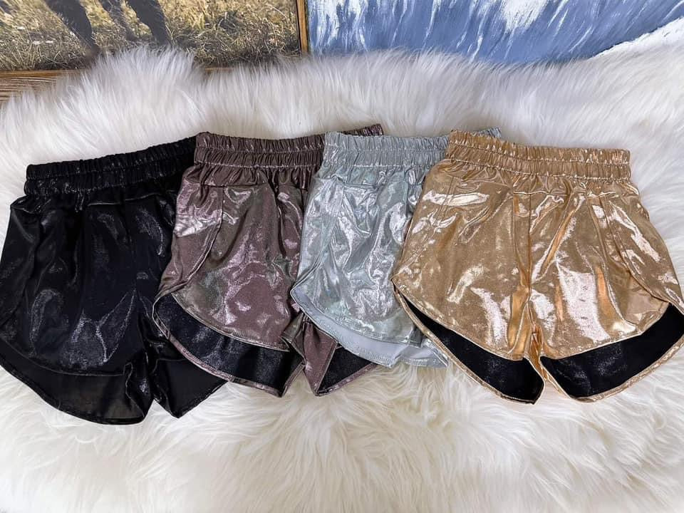 Metallic Athletic Shorts {RTS}