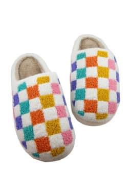 Checkered Slippers {RTS}