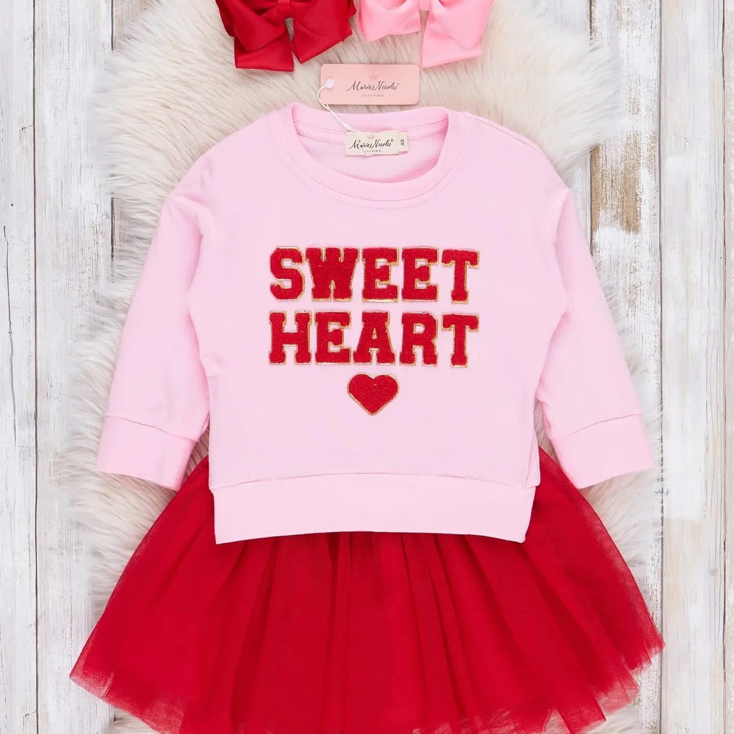 Sweet Heart Skirt Set {RTS}