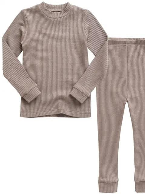 Neutral Ribbed Modal PJs {RTS}