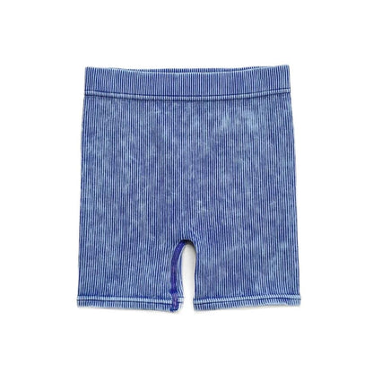 LJ Acid Wash Biker Shorts {RTS}