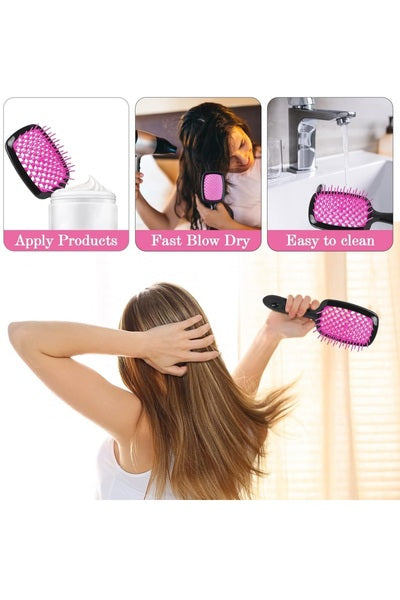 TIK TOK DETANGLING HAIR MASSAGE COMB BRUSH {RTS}