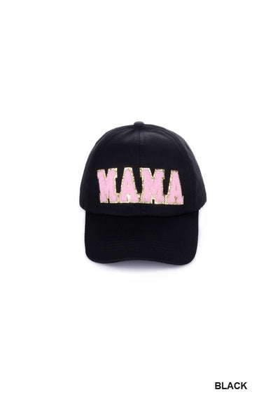 MAMA CHENILLE PATCH BASEBALL CAP HAT {RTS}