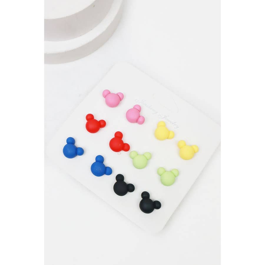 Colorful Mouse Earring Sets {RTS}