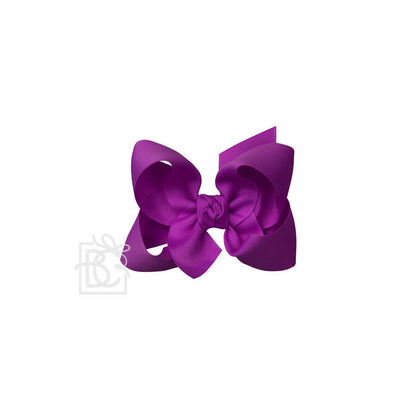 SIGNATURE 4.5” GROSGRAIN BOW ON CLIP {RTS}