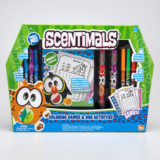 Scentimals Coloring/ Game/ Dough Set