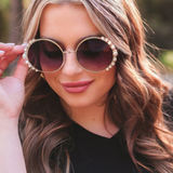 Fierce and Flirty Pearl Sunglasses {Ready to Ship}