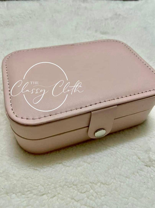 Travel Jewelry Case - Nude Blush RTS