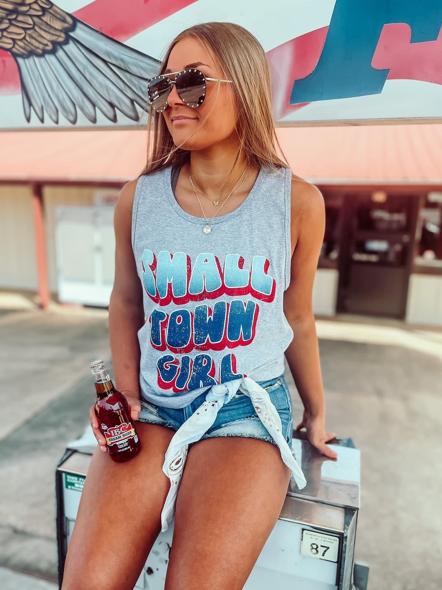 Small Town Girl Tank {Ready to ship}