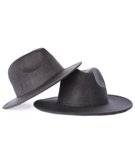 Noir Bordeaux Flat Brim Hats Adult