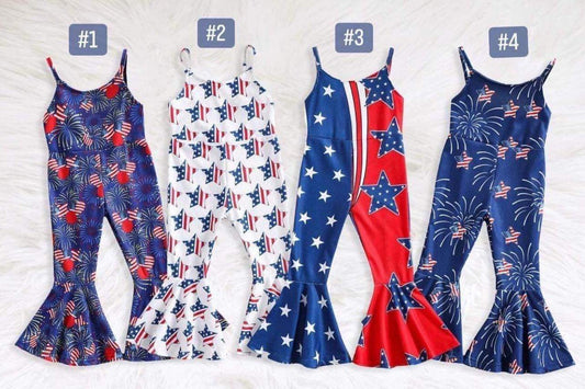 Fourth of July Tank Romper