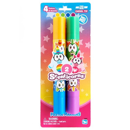 SCENTICORNS® Scented Stationery 2ct Double Ended Highlighter