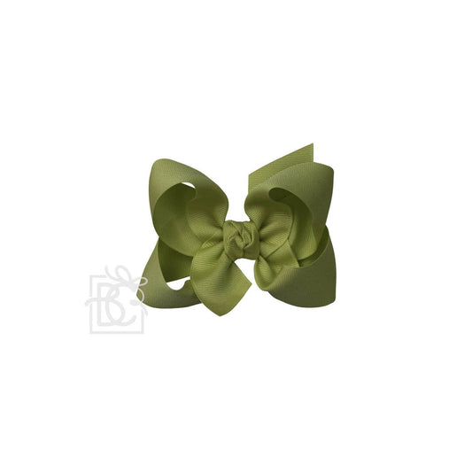 Moss GROSGRAIN BOW ON CLIP