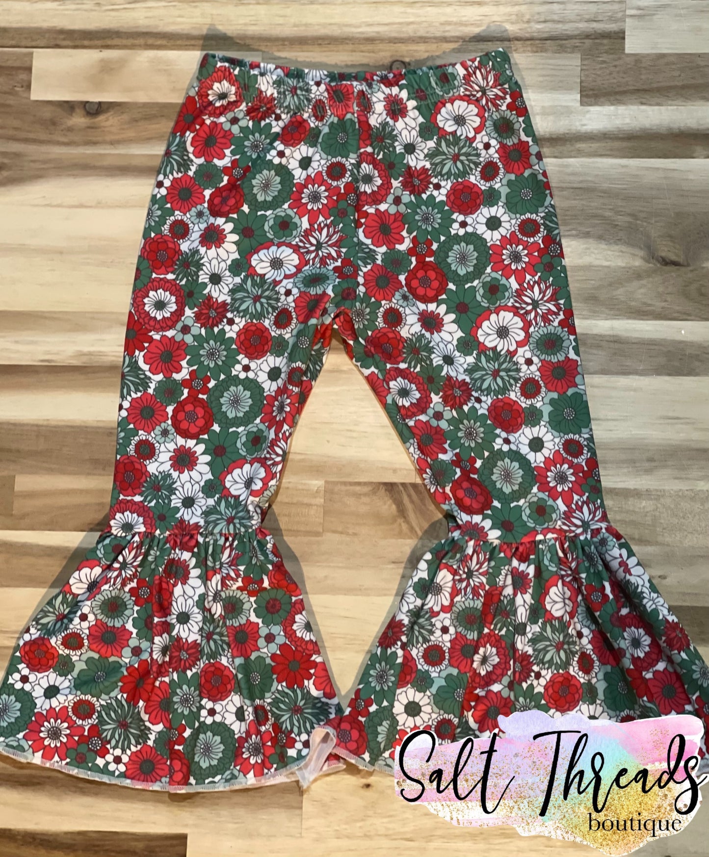 STB Christmas Retro Floral Bells