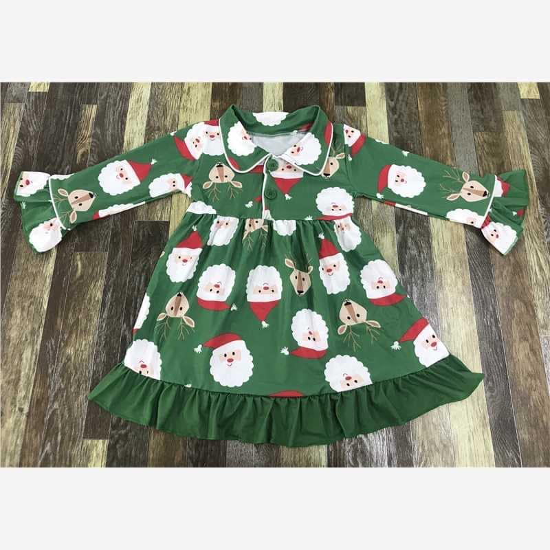 Green Santa Nightgown {RTS}