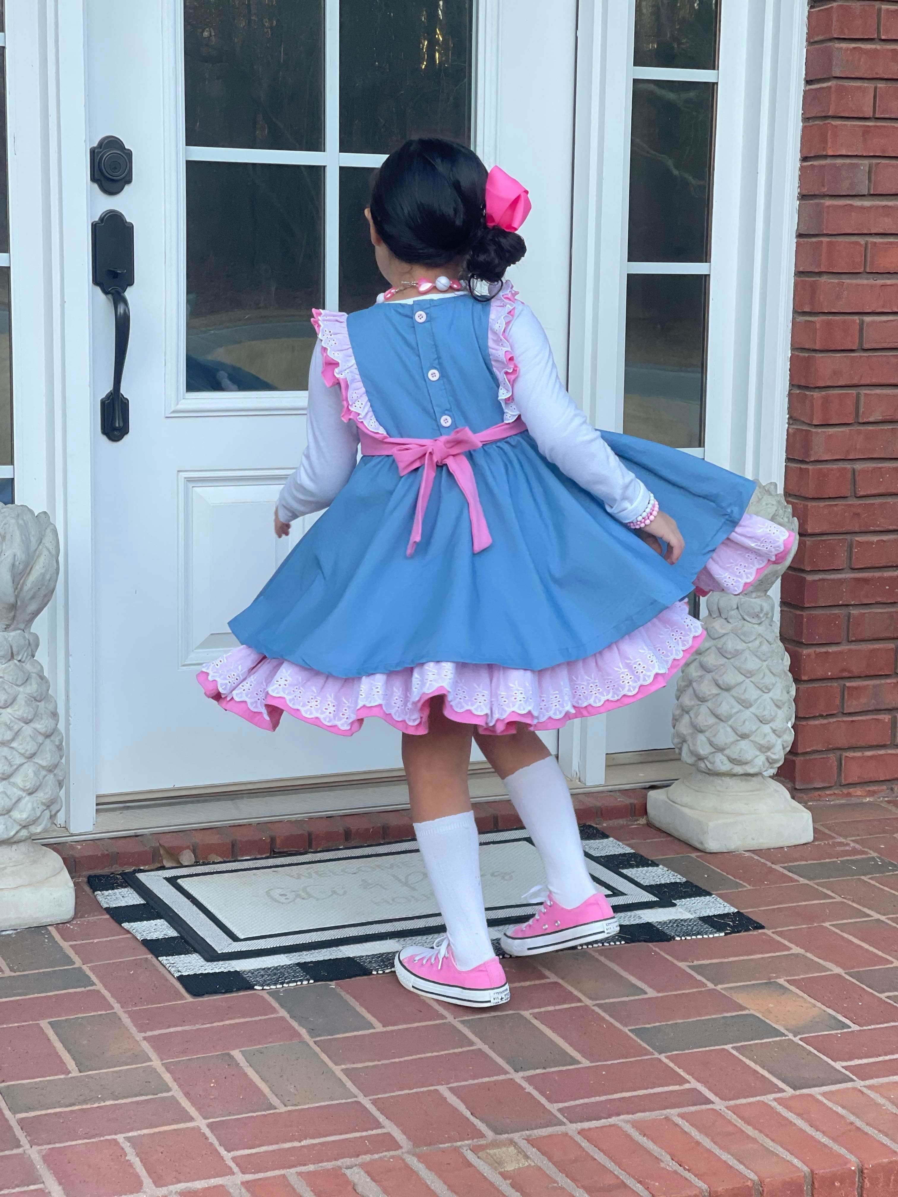 Heart 2024 pinafore dress